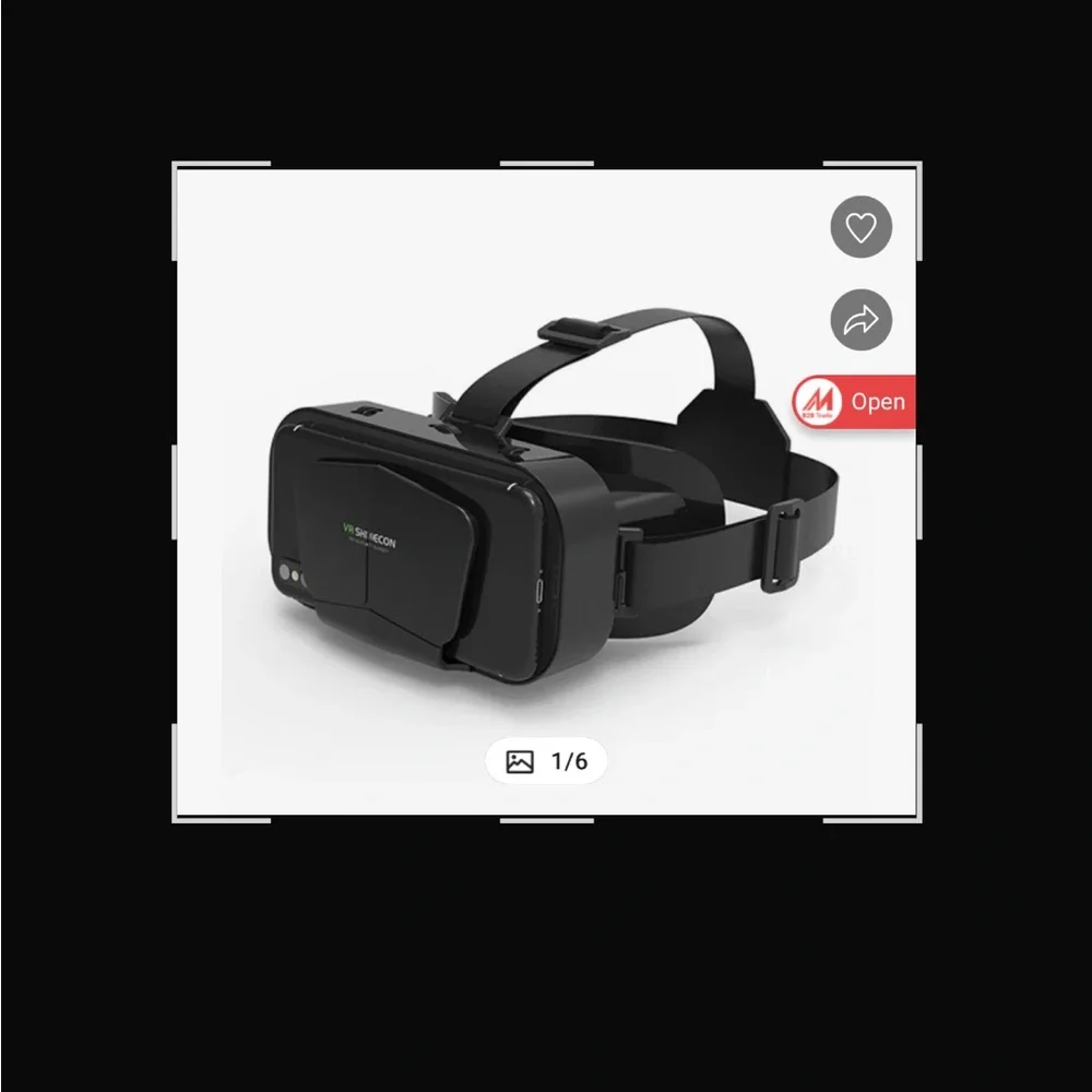 Smartphone VR Headset - Black and Gray